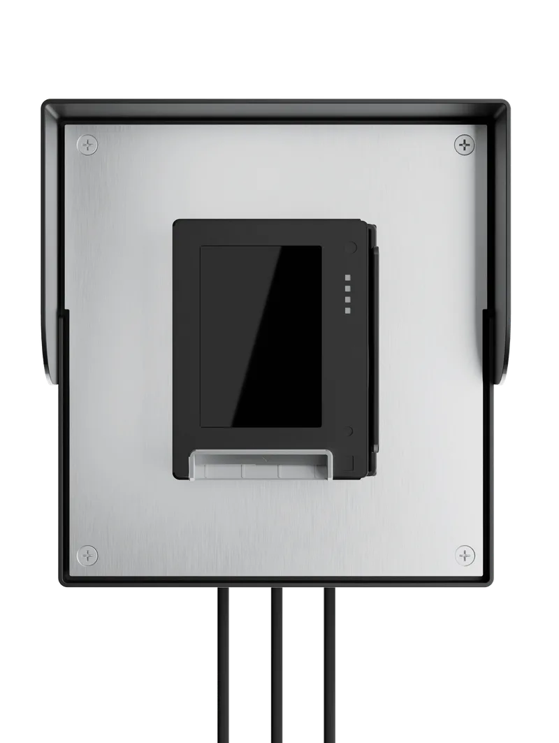 Detail of the waterproof enclosure