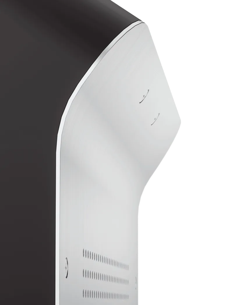Detail of the self check-in kiosk
