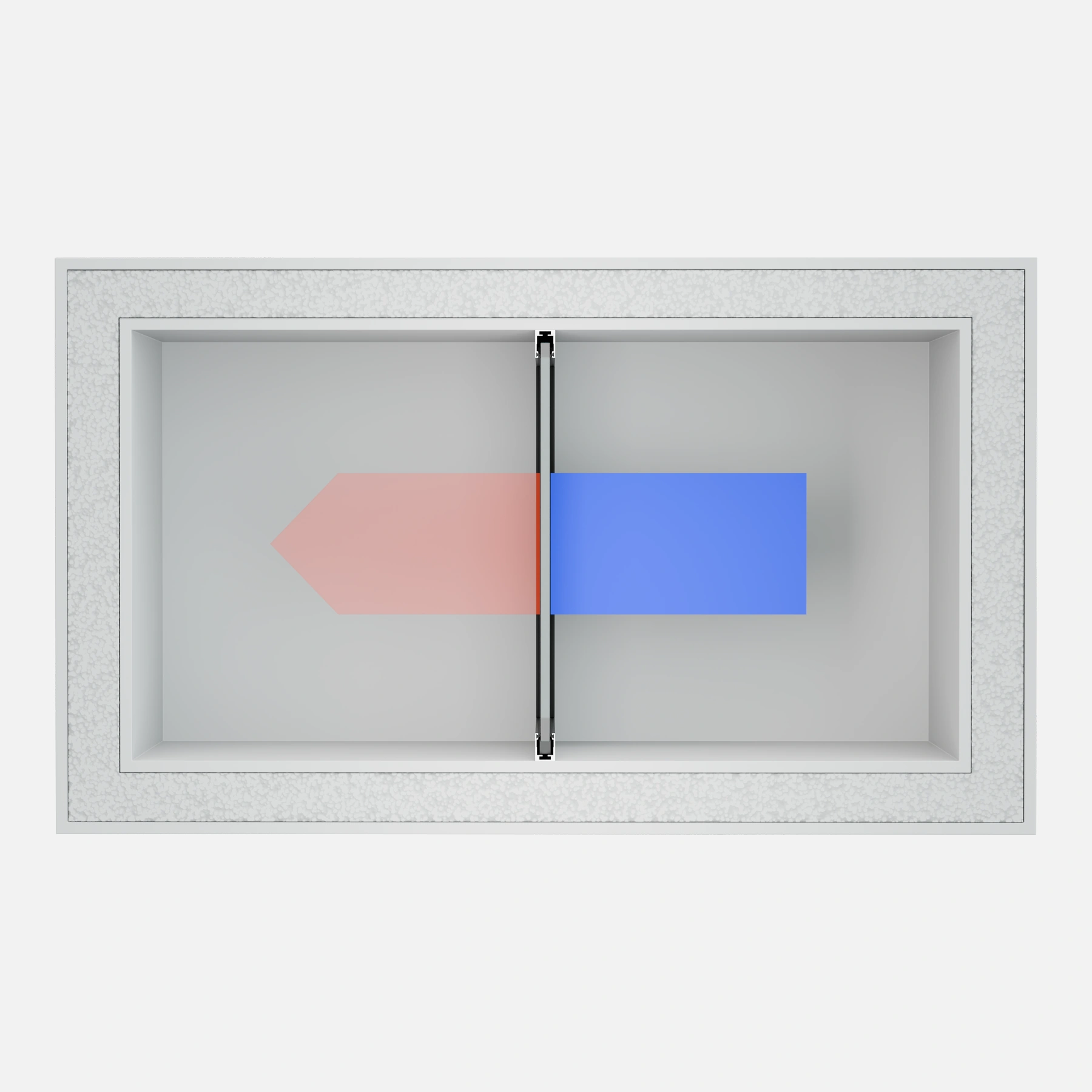 Sound transmission through the glass wall system