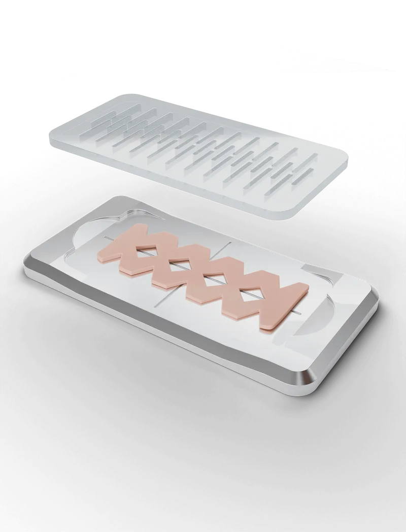 Detail of the surgical gum graft instrument